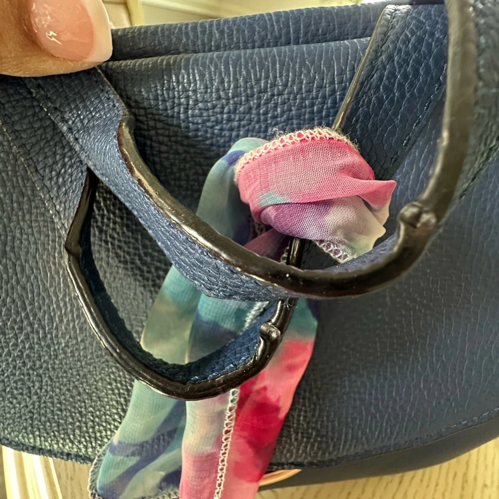 Kate Spade Pebbled Leather Purse & Wallet - Blue - Picture 11 of 12